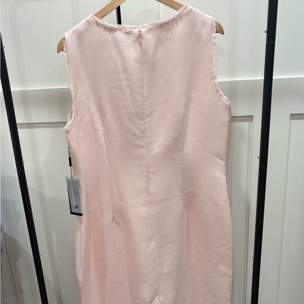 Karl Lagerfeld Classic Pink Dress and Jacket Tweed Ensemble - Picture 3 of 6
